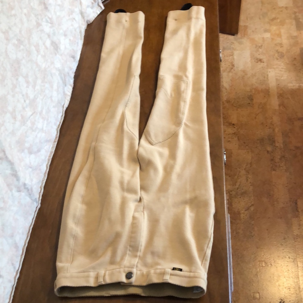 Saxon Kids Beige Riding Breeches - size Child = C16 - Picture 15 of 15